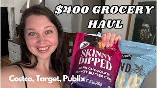 $400 Grocery Haul for a Family of Three | Costco, Target, Publix