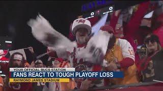 Fans react to Bucs playoff loss