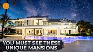 YOU MUST SEE THESE UNIQUE  HOMES AND MANSIONS |  3 HOUR TOUR OF LUXURY REAL ESTATE 2024