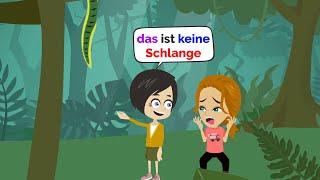 Mila im Dschungel |  Deutsch lernen |  deutsch verstehen