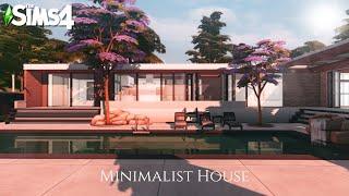 The Sims 4 - Minimalist Modern House - Speed Build (NoCC)