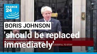 UK Conservatives call for 'toxic' PM Johnson to be replaced immediately • FRANCE 24 English