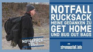 Notfall-Rucksack, Get Home Bag - Warum? Inhalt? | Meine Gedanken dazu