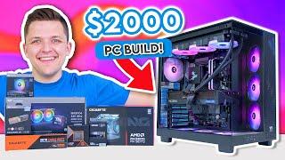 Best $2000 Gaming PC Build 2025!  [Full Build Guide w/ 4K Benchmarks]