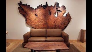  60 Unusual ideas of furniture! Slab and Live Edge!