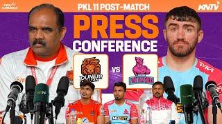 PKL 11 M75 | Puneri Paltans vs Jaipur Pink Panthers | Press Conference ft. Pankaj & Arjun Deshwal