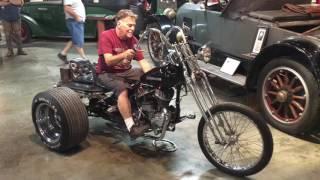 Wheels Through Time's Dale Walksler Fires Up His Custom Harley Trike