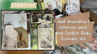 Junk Journaling & Ephemera with Your Creative Studio November 2021