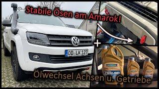 RIVAL Bergeösen | Differenzial-/Verteilergetriebeölwechsel VW Amarok | Landwirte Lichterfahrt 2024