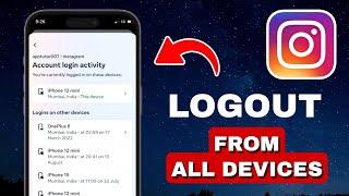 How To Log Out Of Instagram From All Devices (UPDATED METHOD)