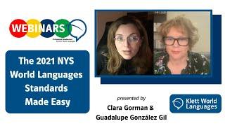 [Webinar] "The 2021 NYS World Languages Standards Made Easy"