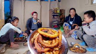 bhumi sarmila with children in the village farm house || Bhumi village family video @bhumicooking