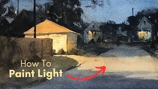 How to Paint Light in Watercolor - Matthew White