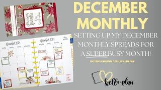 Plan with Me- December 2024 Monthly Spreads