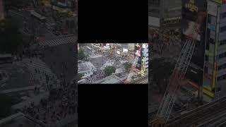 SYBUYA STREET as sky-view, view of TOKYO