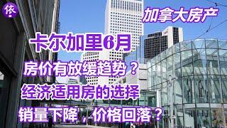 加拿大卡尔加里6月房产，房价有放缓趋势吗？经济适用房有哪些选择？