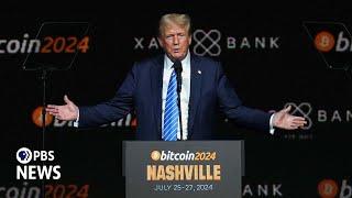 WATCH: Trump calls on U.S. to embrace cryptocurrency at Bitcoin conference in Nashville