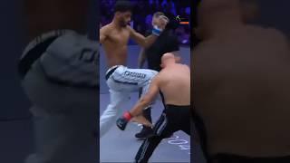 HOW ABDULLAH CHANDIO DEFEATED ALQAISI IN KARATE COMBAT DESPITE HAVING AN INJURY #viralshorts #shorts