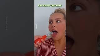 Toddler Shoves Dentist Toy In Mom's Mouth! 