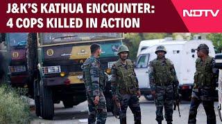 Jammu Kashmir News | 4 Cops Killed In Action, 2 Terrorists Shot Dead During Encounter In J&K