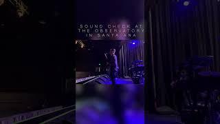 Charlie Robbins Live sound check