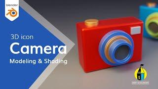 Blender 3d Camera icon #blender3D #tutorials #blender #sree3dblender