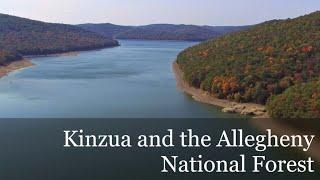 Aerial Views of Kinzua and the Allegheny National Forest During Fall Foliage