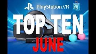 TOP 10 Playstation VR Sales Chart JUNE 2017