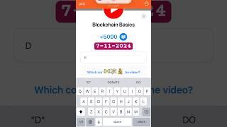 Blockchain Basics +5000  !! | CATS CODE (7-11-2024) #catscode #crypto #telegram #blum #fyp