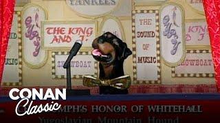 Triumph The Insult Comic Dog's First Appearance | Late Night with Conan O’Brien