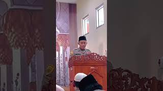 Anggota Biro SDM Polda DIY mengisi khotbah Jumat di Masjid Danoedjo As-Sudairi Kemetiran Kidul,Jogja