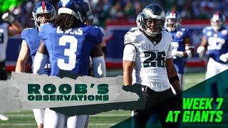 Roob's Observations: Saquon runs wild on former team, joins elite company with electric 6-game start