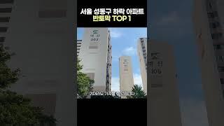 서울 성동구 반토막 하락 아파트 TOP1