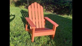 Adirondack Chair Build Project 2020