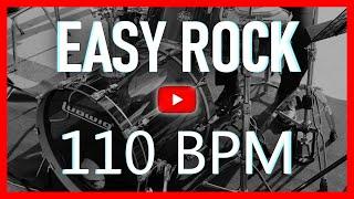 Easy Rock Drum Track 110 BPM