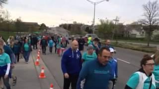 Raw video: Peace Walk honors three killed in Jewish center shootings