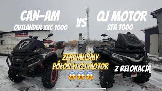 TESTY QJ MOTOR SFA 1000 Z RELOKACJĄ I SNORKLAMI . ZERWANA PÓŁOŚ I ZIMOWA AURA Z NAMI