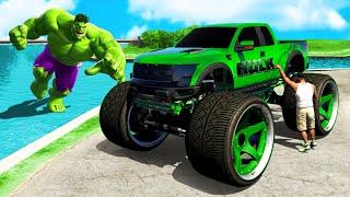 Wir klauen HULKS FAHRZEUGE in GTA 5!!