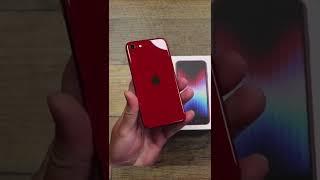 iPhone SE 2022 Product RED Unboxing #Shorts
