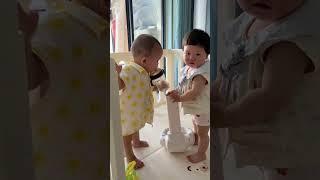 哥哥是知道妹妹不好惹的#今日份小可爱已经上线 #一起长大一起玩耍
