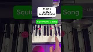 Squid Game 2 Songs Piano Tutorial  The Mingle Song #squidgame2 #piano