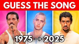 Guess the Song  | One Song per Year 1975-2025 | Music Quiz