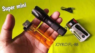 SENTER LED MINI RECHARGEABLE LED FLASHLIGHT ORIGINAL JOYKO FL-88| UNBOXING
