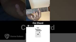 How To Play The Cm Chord On Guitar - Guvna Guitars