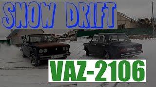 Snow drift on Vaz-2106 / Дрифт на жигулях