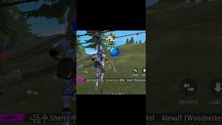 HARD HEADSHOT IN WOODPECKER  #freefire #youtubeshorts #shorts