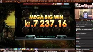 Huge win on Jurrasic Park Slot over 700x