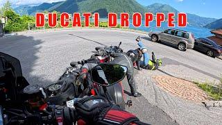 DROPPED Ducati Multistrada Pikes Peak!