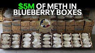 $5M meth bust: Drugs found in blueberry shipment at Texas-Mexico border