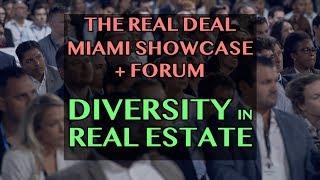 Don Peebles diversity in real estate talk at The Real Deal Miami event